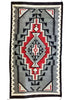 Lucy Mannie, Klagetoh, Navajo Handwoven Rug, 70” x 38”