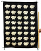 Wenora Joe, Sheep Pictorial, Navajo Handwoven Rug, 46 1/2" x 34 1/2"