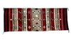 Bessie Yazzie, Chief Rug, Navajo Handwoven, 74" x 26.5"
