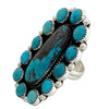 Geraldine James, Ring, Kingman Turquoise, Navajo Handmade, Adjustable