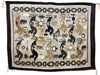 Esther Etcitty, Kokopelli Pictorial, Navajo Handwoven Rug, 43” x 55”