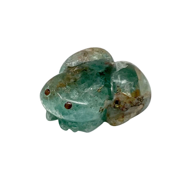 Orin Eriacho, Frog Fetish, Labradorite, Hand Carved, 1