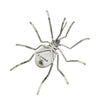 Effie Spencer, Pin, Eight Legged Spider, Tiger Eye, Navajo Made, 3 3/4"