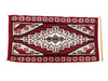 Lucy Mannie, Navajo Rug, Ganado Red, Handwoven, 70" x 35"