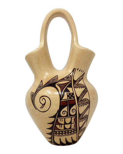 Jofern Silas Puffer, Hopi Tewa Laguna, Wedding Vase, Handmade, 11