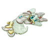 Zuni Made Pin, Pendant, Girl Duck Character, Multi Stone Inlay, 3 1/2" x 1 5/8"