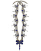 Aaron Anderson, Necklace, Dragonflies, Lapis, 14k Gold, Navajo Handmade, 37"
