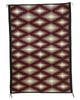 Verna Begay, Navajo Handwoven Rug, Eye Dazzler Design, 52” x 37”