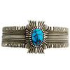 Ron Bedoni, Bracelet, Egyptian Turquoise, Navajo, 6 1/2"