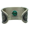 Harrison Jim, Bracelet, Kingman Turquoise, Stamping, Navajo Handmade, 6 3/4"