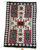 Charlene Begay, Navajo Handwoven Rug, Storm Pattern, Wool, 85” x 57”