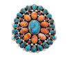 Tiffaney, Melvin Jones, Bracelet, Cluster, Multi Stone, Navajo Handmade, 7"