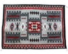 Rita Williams, Storm Pattern, Navajo Handwoven, 54'' x 78''