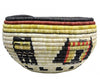 Gladys Kagenveama, Hopi Coil Basket, Maidens, Crow Woman, 7 1/2" x 13"