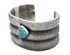 Aaron Anderson, Bracelet, Tufa Cast, Spider Web Turquoise, Navajo Made, 6.25 in