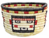 Maggie Adams, Hopi Coil Basket, Hopi Design, 9 1/2" x 5 1/2"