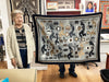 Esther Etcitty, Kokopelli Pictorial, Navajo Handwoven Rug, 43” x 57”