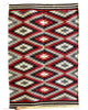 Ancita Begay, Eye Dazzler, Navajo Handwoven Rug, 62” x 42”