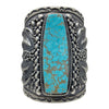 Roland Dixon, Bracelet, Number Eight Turquoise, Navajo Handmade, 7 1/4"