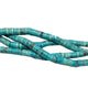 Vintage Turquoise Beads, Necklace, Mediterranean Coral, Circa 1960s, Navajo, 28”