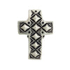 Calvin Martinez, Ring, Cross Design, Original Stamping, Navajo Made, 8 1/4"