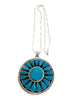 Navajo hallmark W R, Necklace, Kingman, Navajo handmade, 24"