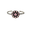 Geraldine James, Bracelet, Pink Conch, Cluster, Navajo, 6 1/2"