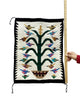 Betty Dougi, Tree of Life, Navajo Handwoven Rug, 21” x 27”