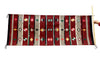 Bessie Yazzie, German Town Revival, Navajo Handwoven, 74" x 27"
