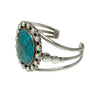 Verdy Jake, Bracelet, Kingman Turquoise, Opal, Cluster, Navajo Made, 6 3/4"