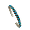 Falencia Yazzie, Bracelet, Sleeping Beauty Turquoise, Navajo Handmade 6 1/2"