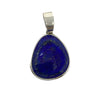 Floyd Parkhurst, Pendant, Lapis Lazuli, Sterling Silver, Navajo Handmade, 2 1/8"