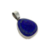 Floyd Parkhurst, Pendant, Lapis Lazuli, Sterling Silver, Navajo Handmade, 2 1/8"