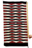 Alandreah Begay, Eye Dazzler, Navajo Handwoven Rug, 23” x  43 1/2”