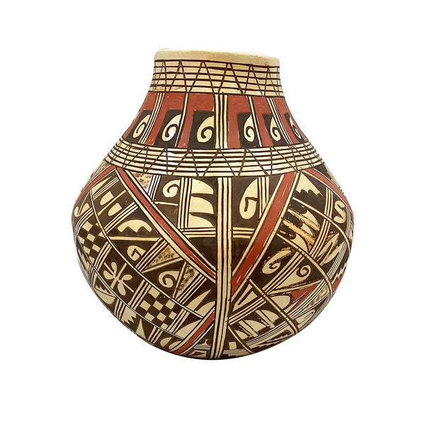 Antoinette Honie, Pottery, Coil, Polychrome, Hopi Handmade, 6
