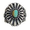 Andrew Gordon, Bracelet, Green Kingman Turquoise, Navajo Handmade, 6 1/2"