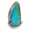 Phillip Yazzie, Earrings, Turquoise Mountain, Posts, Navajo Handmade, 1 1/4"
