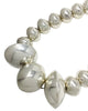 Mathew Jameson, Necklace, Sterling Silver, Navajo Pearls, Handmade, 24"