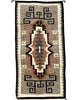 Desbah Hawthorne, Diamond Pattern, Navajo Handwven Rug, 50” x 25”