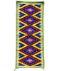 Kaylsey Sorrell, Eye Dazzler, Navajo Handwoven Rug, 56” x 24”