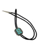 Randy Boyd, Bolo, Number Eight Turquoise, Navajo Made, 34"