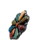 Anthony Skeets, Ring, Multicolor, Sterling Silver, Navajo, Adjustable, 10 1/2
