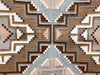 Mary Yazzie, Two Grey Hills Rug, Navajo Handwoven, 45'' x 78''
