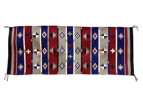 Bessie Yazzie, Chief Rug, Navajo Handwoven, 24 1/2