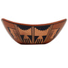 Stetson Setalla, Bowl, Hand Coiled Pottery, Hopi Handmade, 4" x 9"