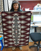 Verna Begay, Eye Dazzler, Navajo Handwoven Rug, 47” x 33”