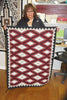 Bernice Toledo, Eye Dazzler, Navajo Handwoven Rug, 49” x 36”