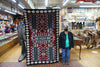 Charlene Begay, Navajo Handwoven Rug, Storm Pattern, 88” x 55”