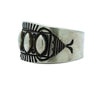 Edison Sandy Smith, Ring, Marquee Bump Outs, Stamping, Navajo Handmade, 7