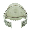 Thomas Jim, Bracelet, Large Cluster, Sterling Silver, Navajo Handmade, 6 7/8"